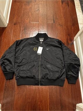 Nike Sportswear Therma-FIT Reversible Bomber Jacket Black HV2812-010 WMNS L NWT
